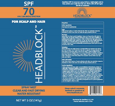 Label (Headblock 5oz 141g Sunscreen Spray Artwork 063021)